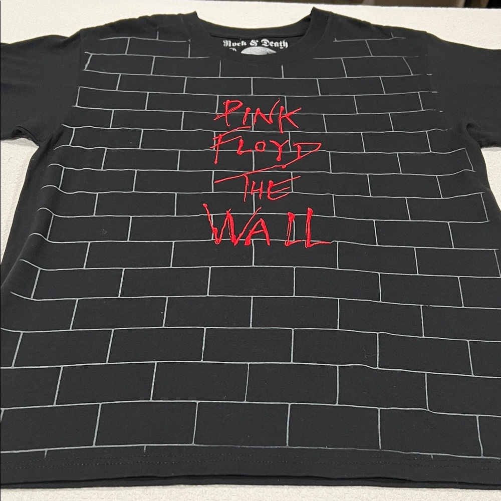 Rock and death , Black & Red Pink Floyd double Graphic T-Shirt